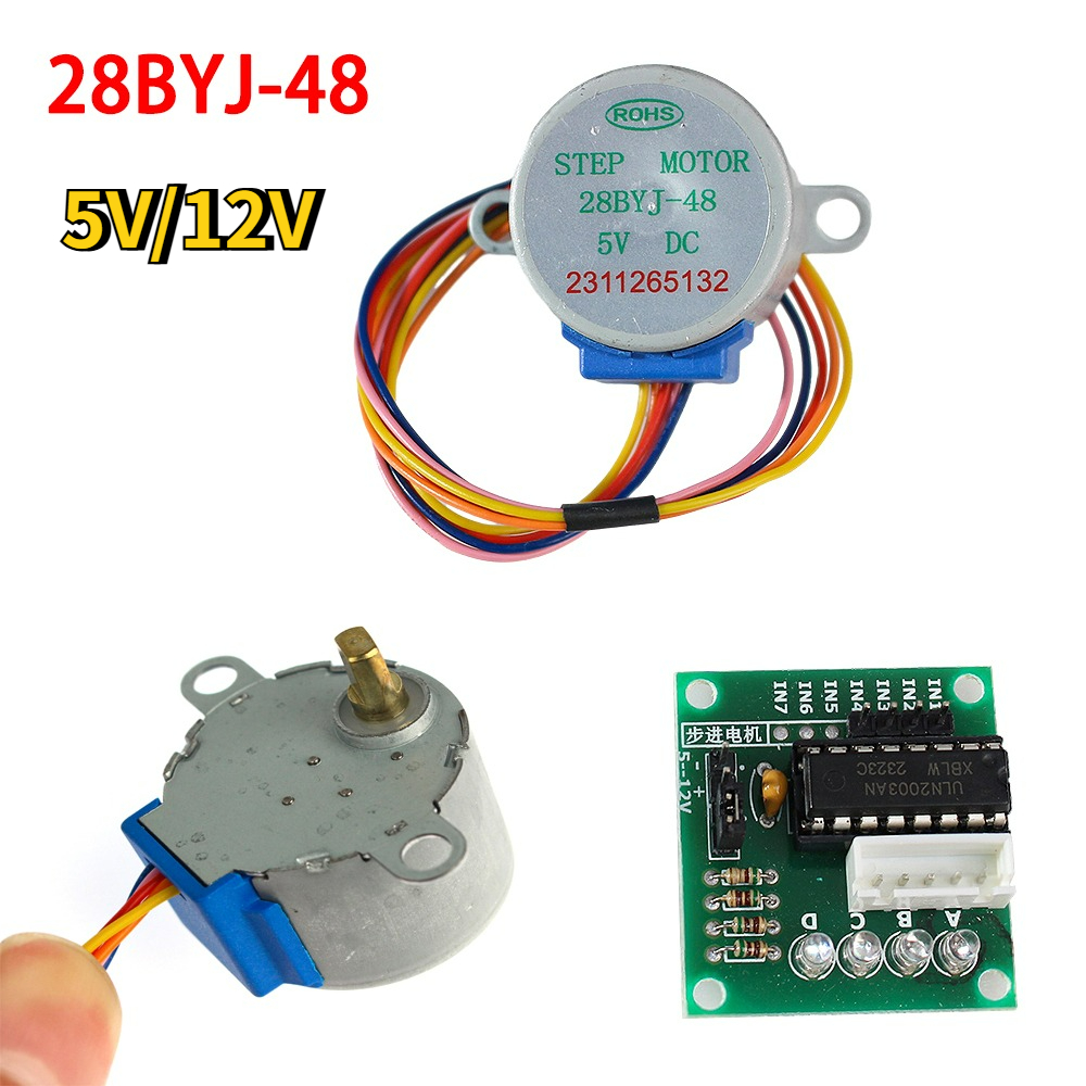 Home Automation Arduino - 28BYJ-48 Stepper Motor Kit 5V/12V 4-Phase