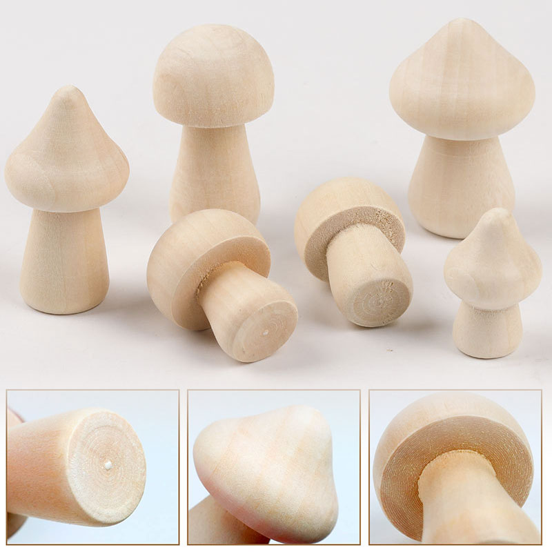 5PCS Mini Unfinished Wooden Mu - Diy Automation Projects 评论和价格