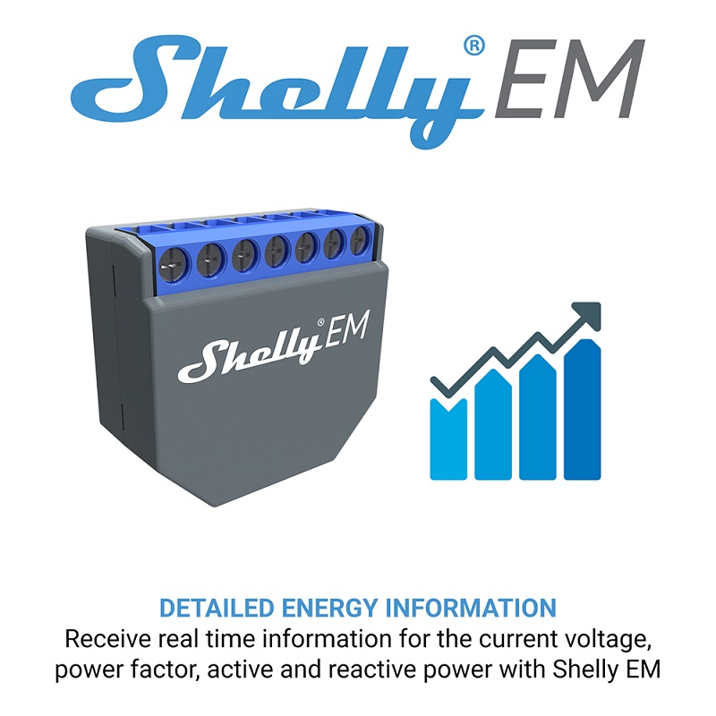 SHELLY EM Wifi Smart Life Cont - Shelly Relay Module 评论和价格