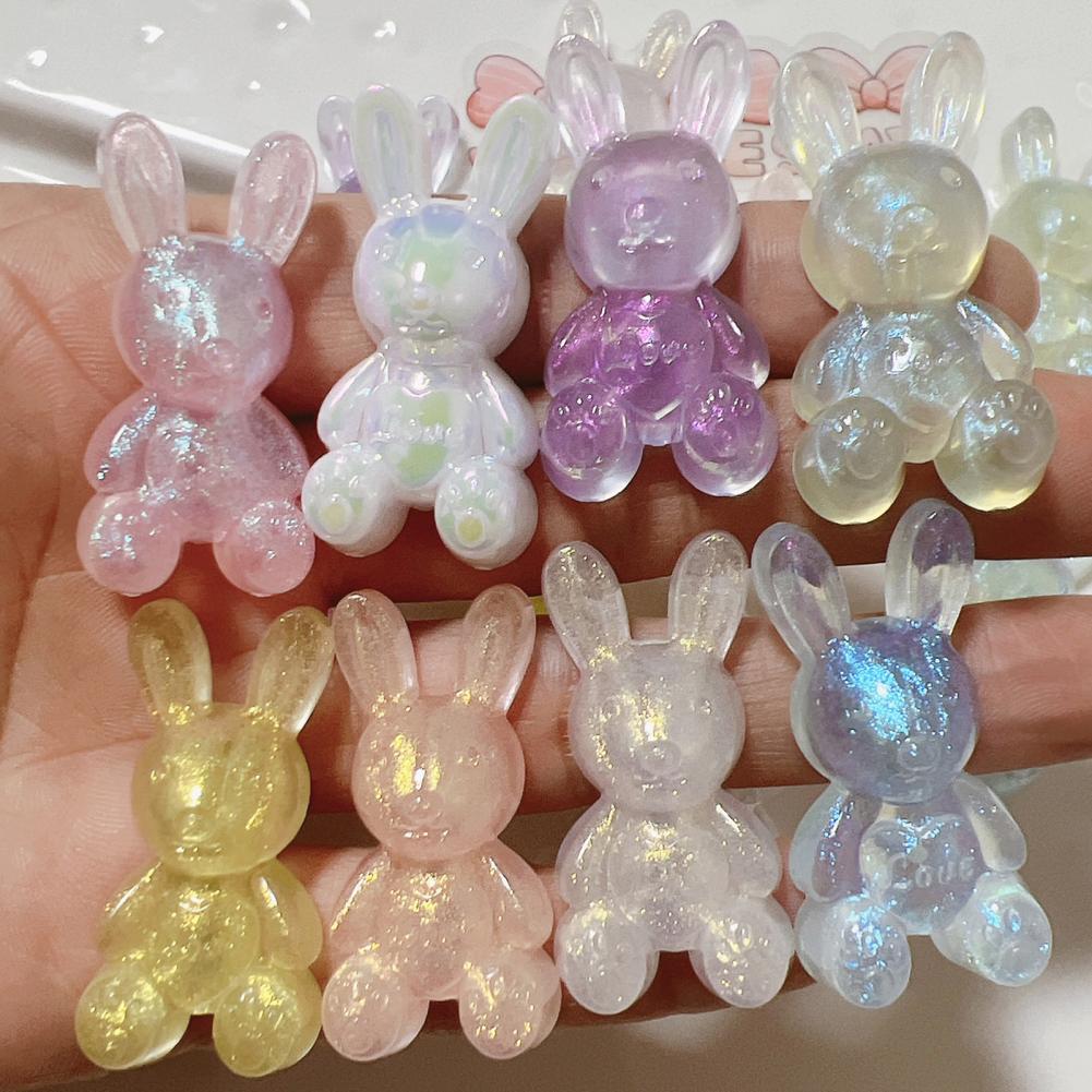Glitter Rabbit Charm 10pcs Gli - Diy Automation Projects 评论和价格