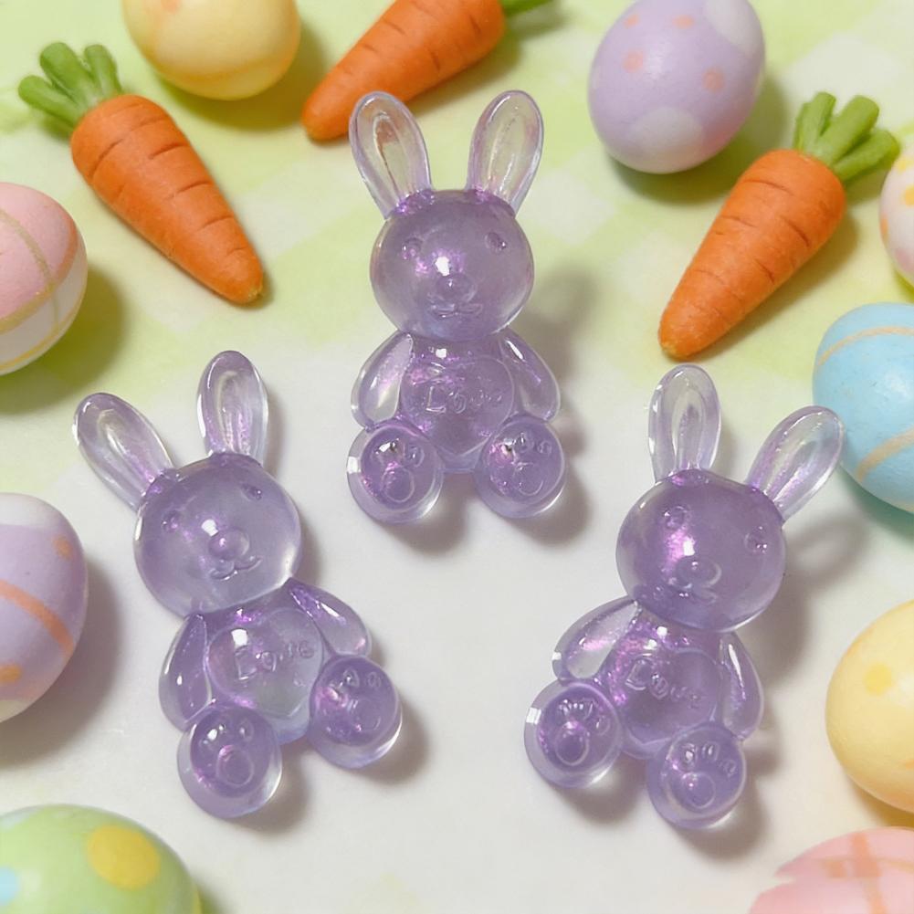 Glitter Rabbit Charm 10pcs Gli - Diy Automation Projects 评论和价格