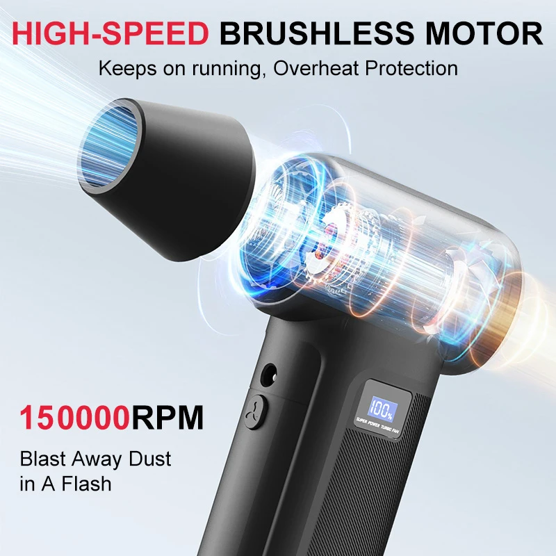 Cordless Turbo Fan Blower 1500 - Home Automation Industry 评论和价格