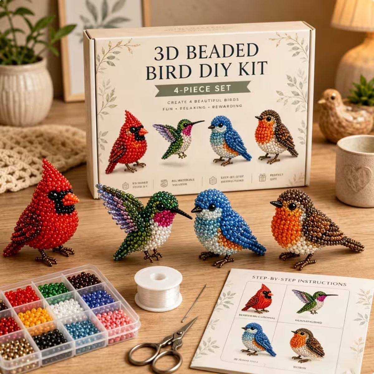 Mini 3D Beaded Animal DIY Kit, - Diy Automation Projects 评论和价格