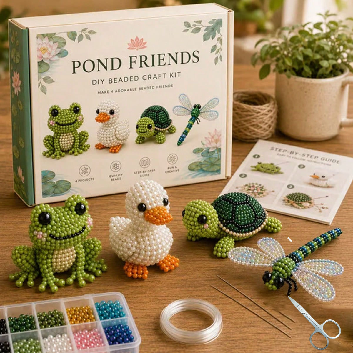 Mini 3D Beaded Animal DIY Kit, - Diy Automation Projects 评论和价格